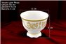 Чашка для Меда 50 мл 1 штука Соната Золотой Орнамент. Размеры