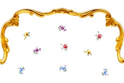 Чайный Сервиз на 12 персон 57 предметов Катарина Мейсенский цветок (1016) Германия