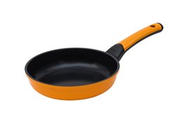 Сковорода 20 см 1 штука Оранжевая Oursson Palette Корея