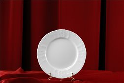Набор Пирожковых Тарелок 17 см 6 штук Бернадотт Белая Посуда Чехия