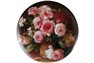 Фарфоровая тарелка Настенная 21 см Корзина с Розами